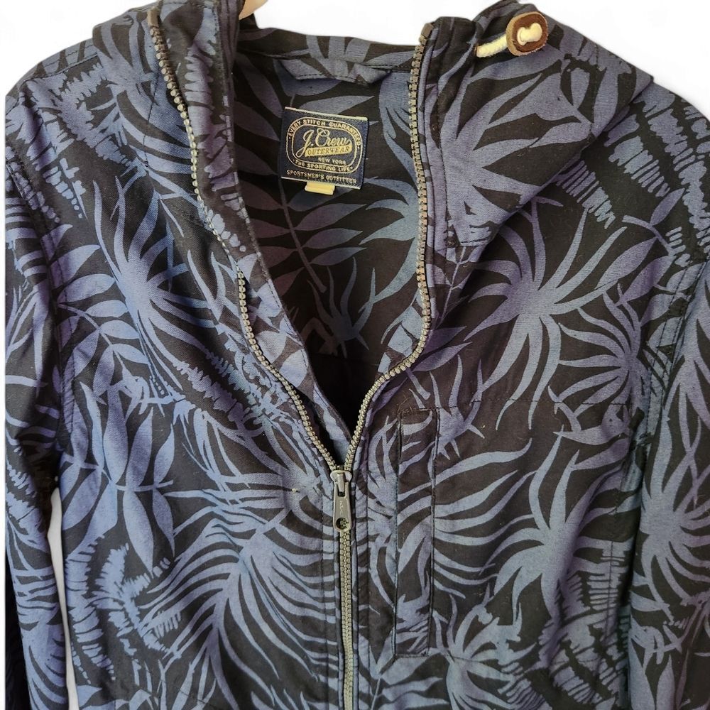 J. Crew outerwear tropical patterned jacket xs - Picture 4 of 7